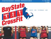 Tablet Screenshot of baystatecrossfit.com